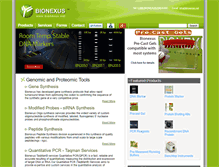 Tablet Screenshot of bionexus.net